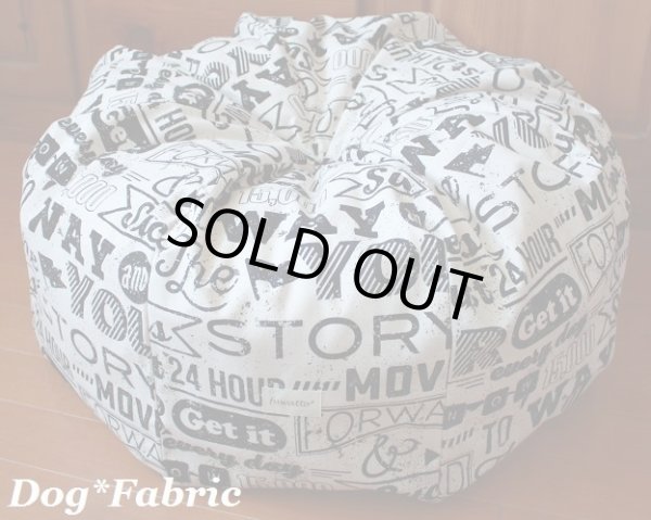 画像2: “fuwatto*”クッションカバー（letro signboard)=スクエアのみ= (2)