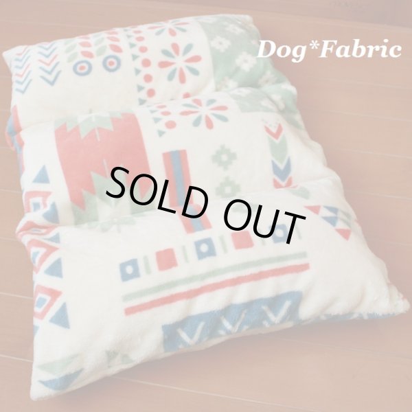 画像4: fuwamoco*クッションマットカバー(ortega white〜マイクロボア〜）Mサイズのみ (4)