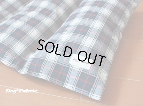 画像2: 【SALE】fuwamoco*クッションマットセット（navy tartan check） (2)