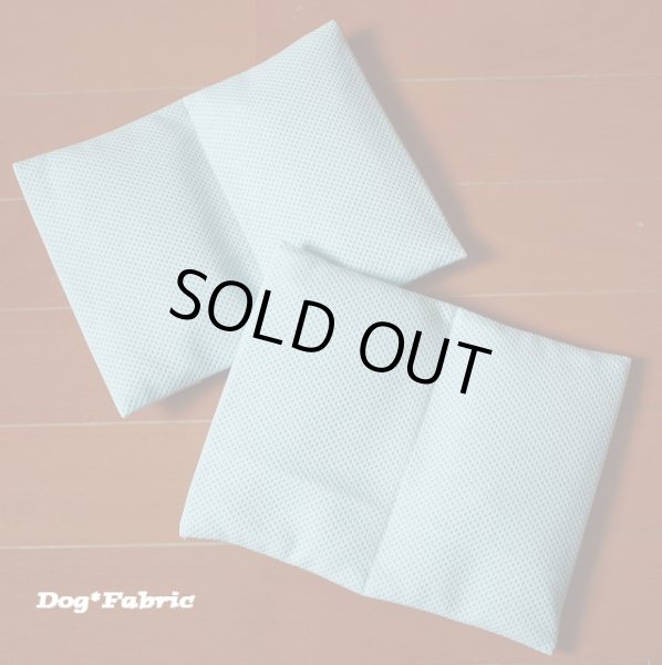 画像2: Hinyari pillow（blue~tartan check〜） (2)