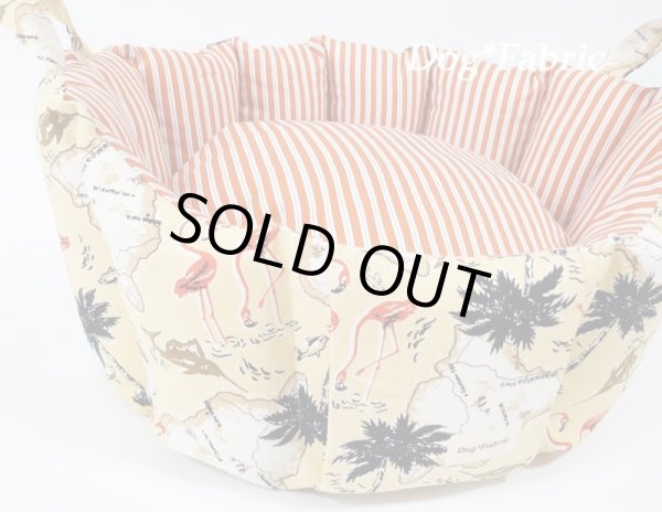 画像2: fuwafuwa*Cuddler（yellow flamingo×Terra cotta stripe） (2)