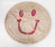 画像1: Smile Cafemat（red tartancheck)=ラビットフェイクファー仕様= (1)