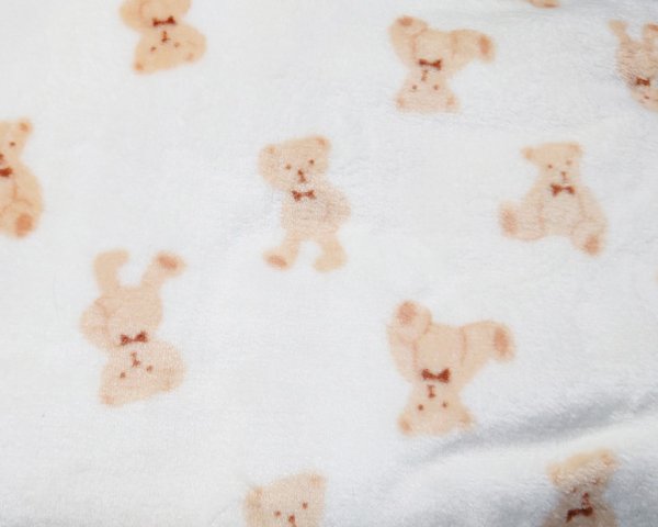 画像1: ボアブランケット（Teddybear ivory）〜2サイズ〜【ご予約受付中】 (1)