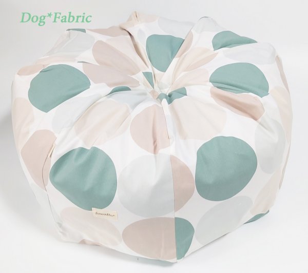 画像2: “fuwatto*”クッションカバー（bigmarble emerald) (2)