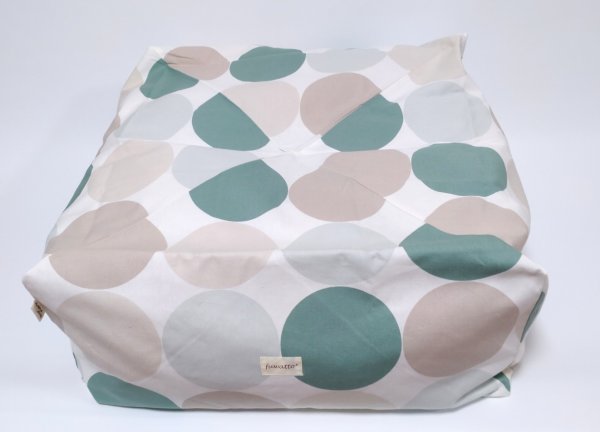 画像3: “fuwatto*”クッションカバー（bigmarble emerald) (3)