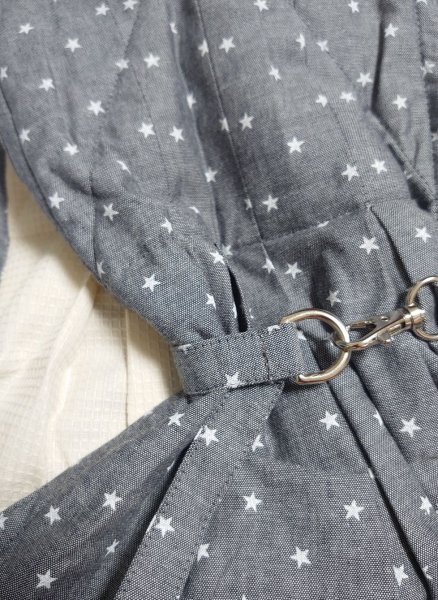 画像1: ドッグスリング(black dungaree&star) (1)